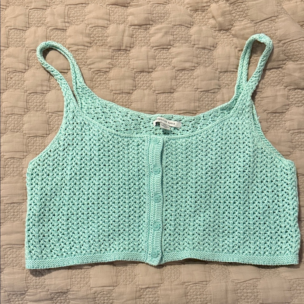 American Eagle Button front sweater cami